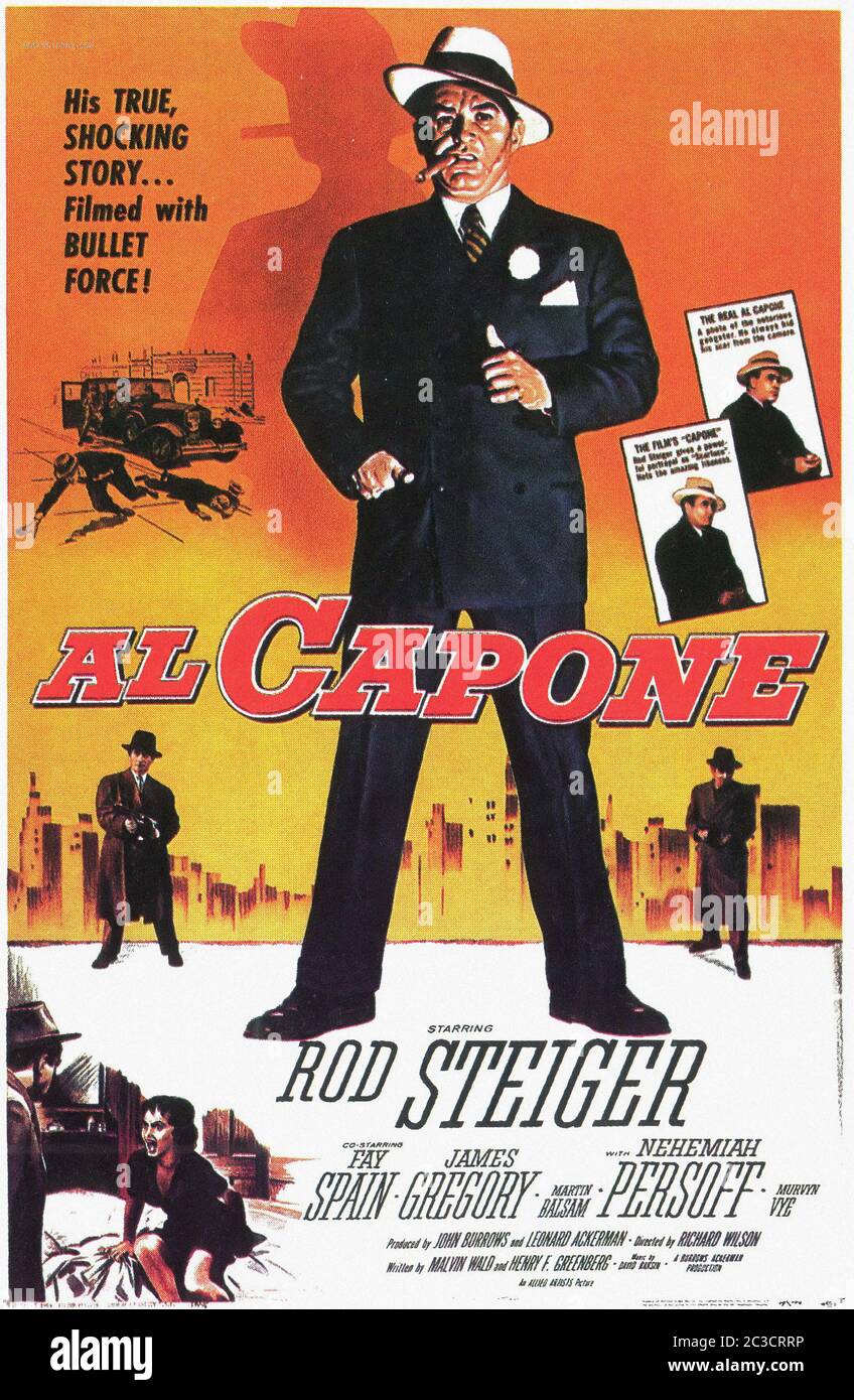 Al Capone - Vintage Movie Poster Stock Photo - Alamy