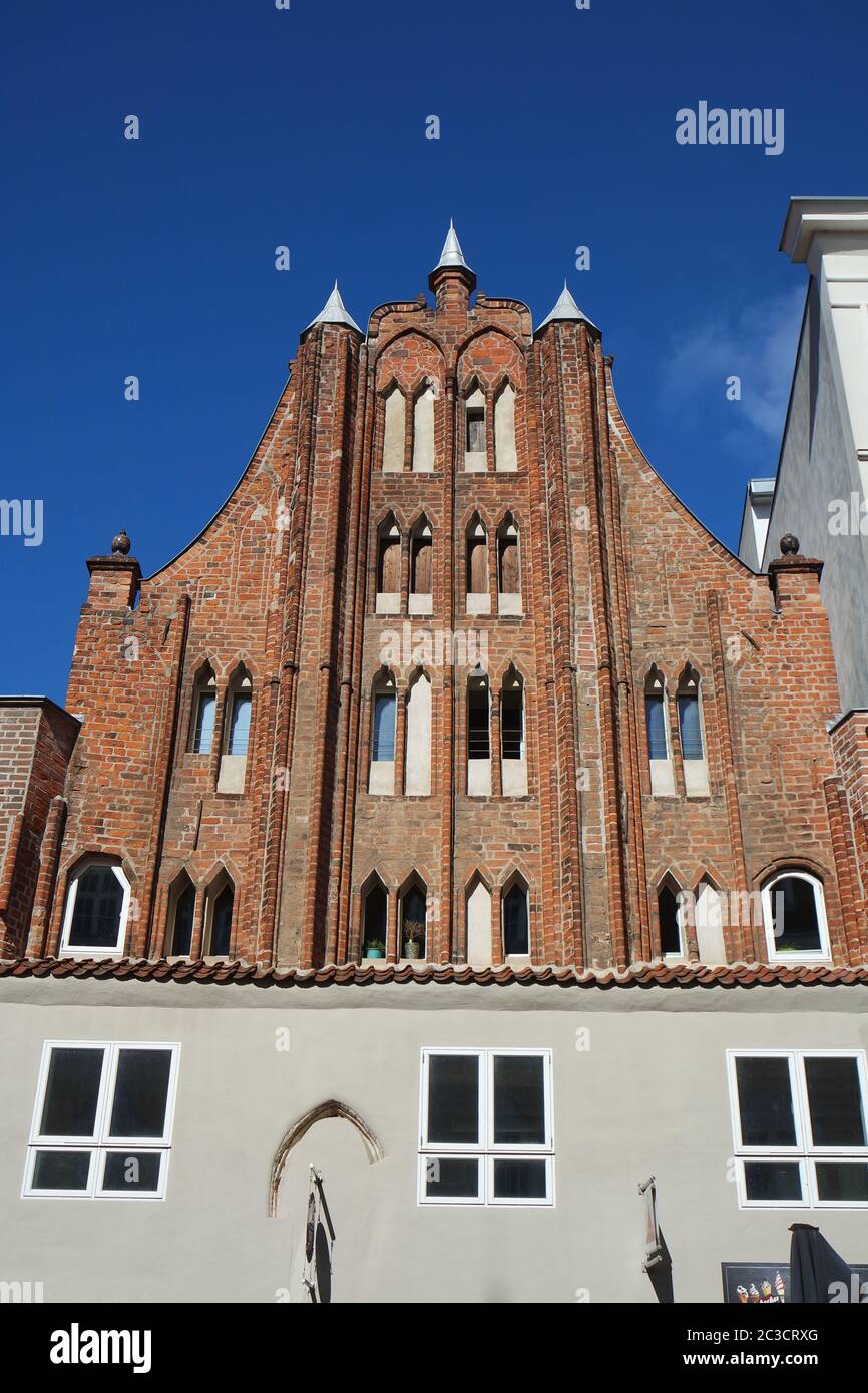 Historic architecture in Stralsund Stock Photo - Alamy