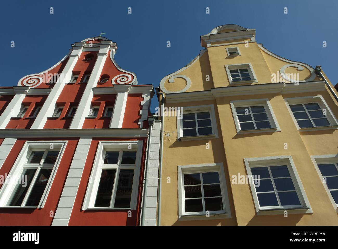 Historic architecture in Stralsund Stock Photo - Alamy