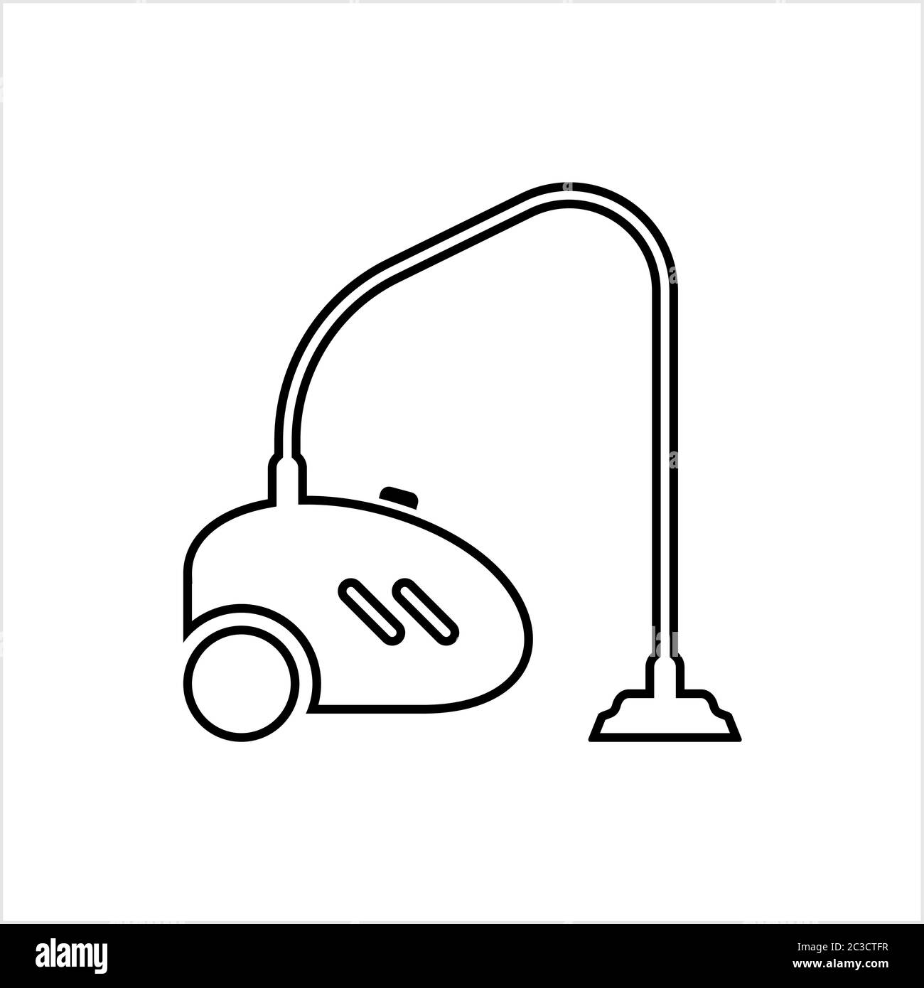 Vacuum Cleaner Icon Vacuum Cleaner Vector Art Illustration Stock Vector ...