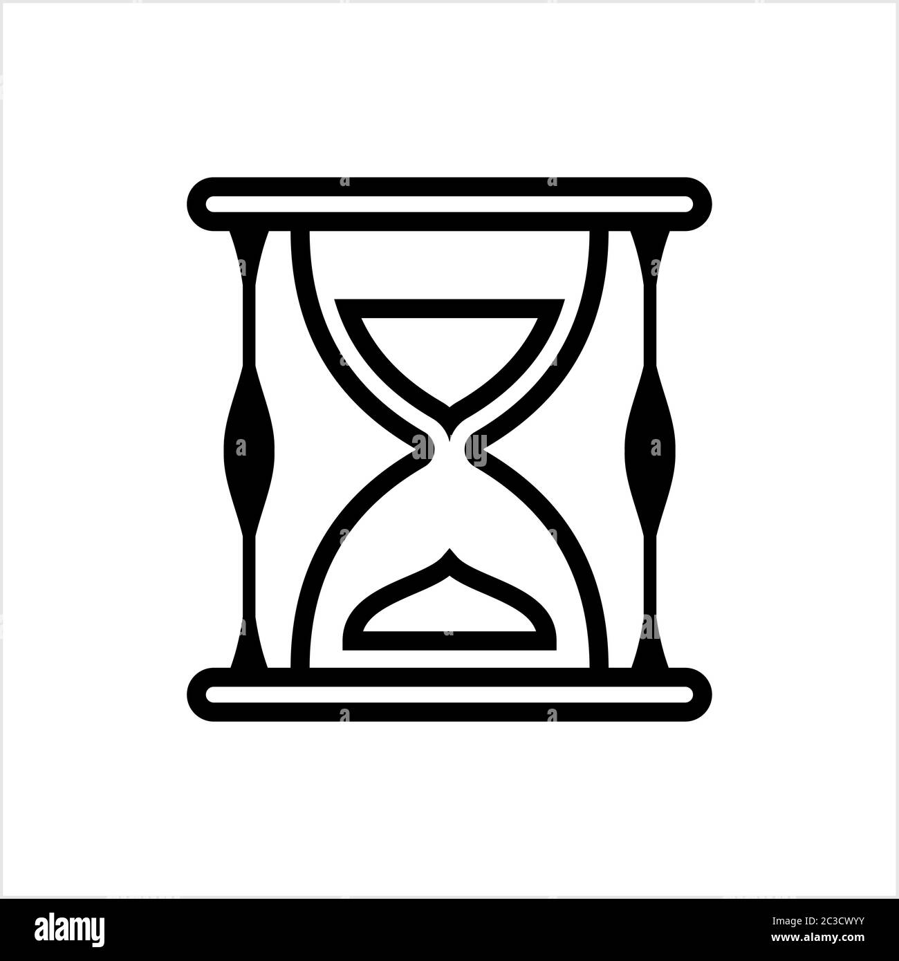 Hourglass Icon, Design Vector Art Illustration Stock Vector Image & Art ...