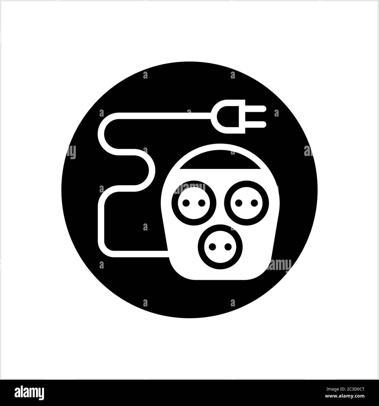 Extension Cord Icon Vector Art Illustration Stock Vector Image & Art