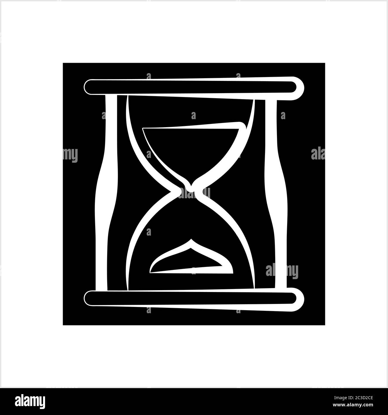 Hourglass Icon, Design Vector Art Illustration Stock Vector Image & Art ...