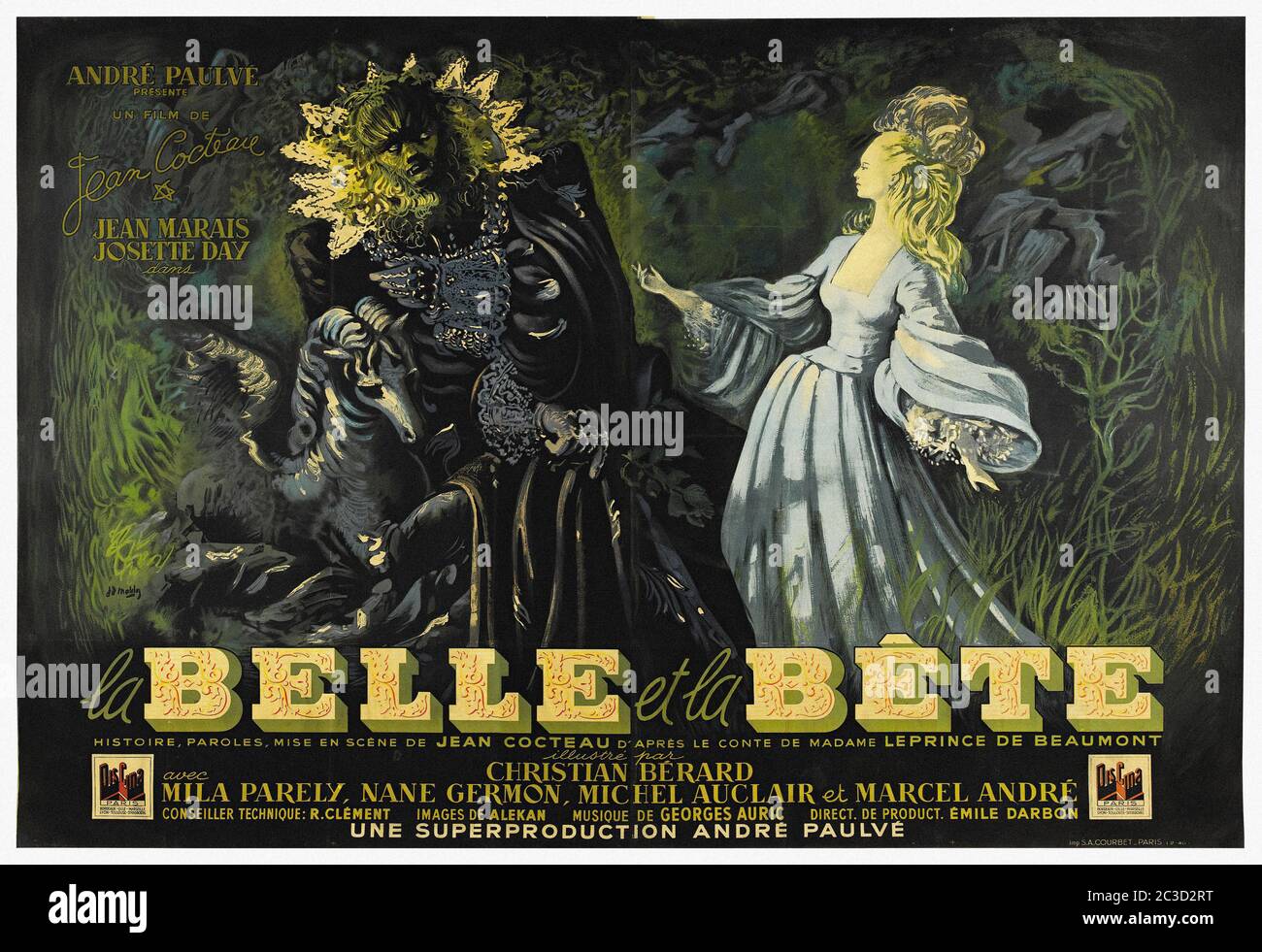 La Belle et la Béte DVD 1946 The Beauty and the Beast / Directed