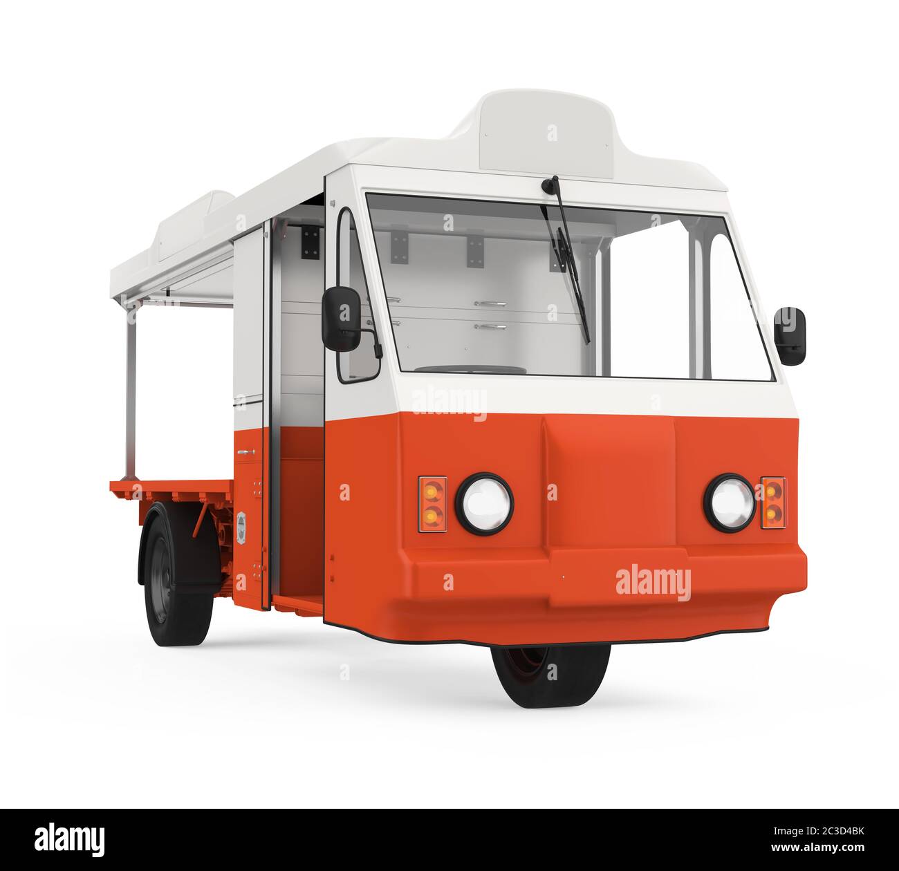 Milk float van hi-res stock photography and images - Alamy