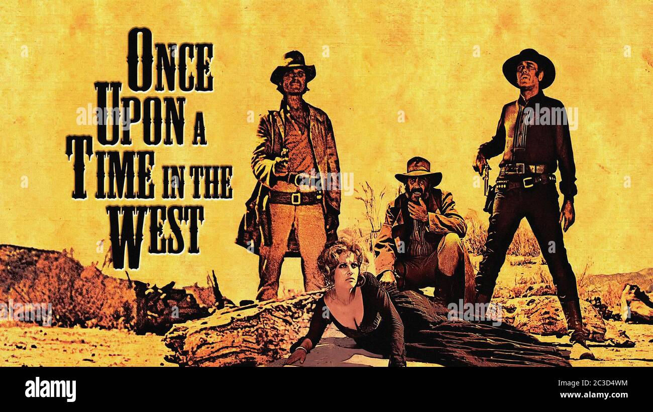 Once upon a Time in the West - Vintage Movie Poster Stock Photo - Alamy