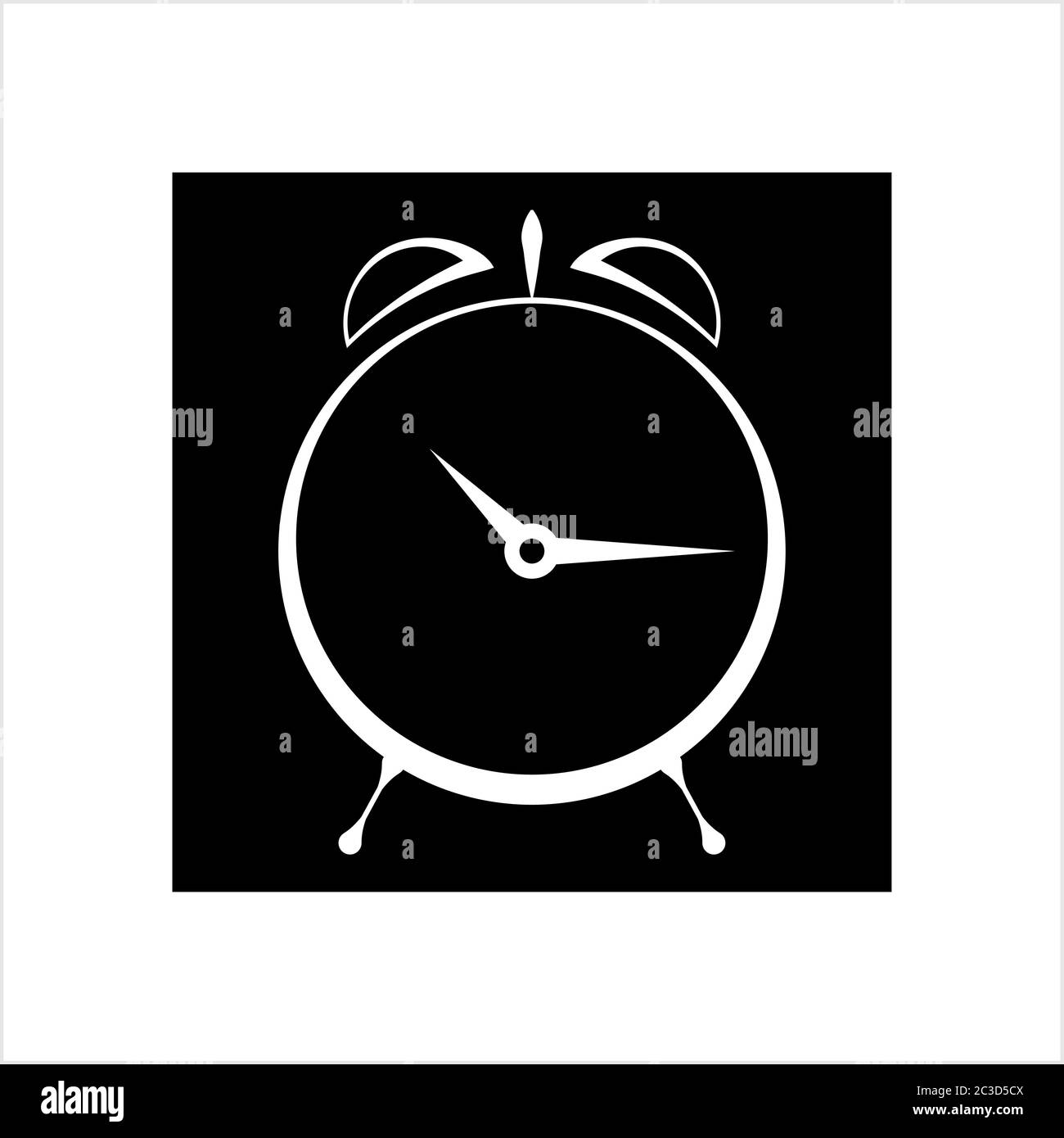 Alarm Clock Icon Vector Art Illustration Stock Vector Image & Art Alamy
