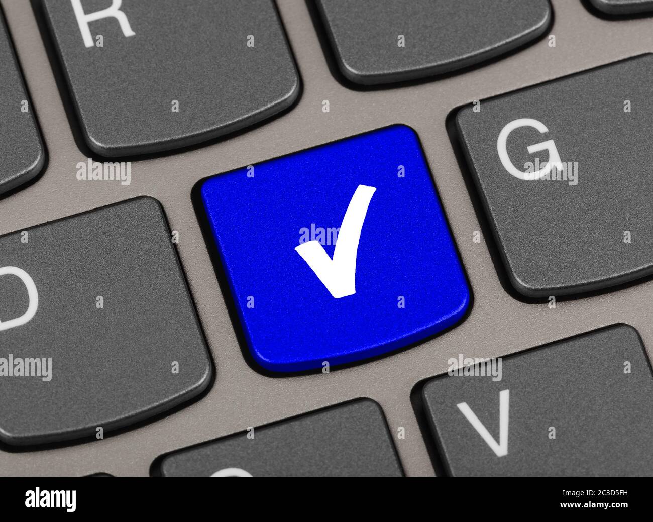 Check mark keyboard hires stock photography and images Alamy