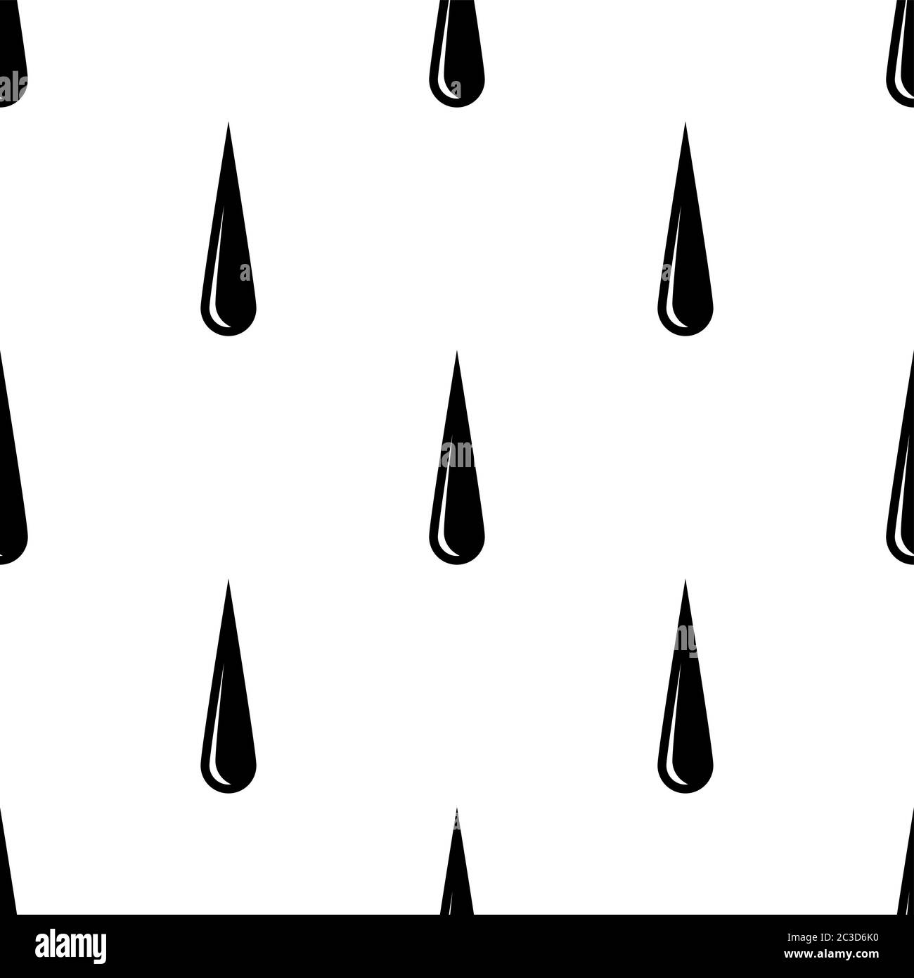 Drop Icon Seamless Pattern Vector Art Illustration Stock Vector Image ...