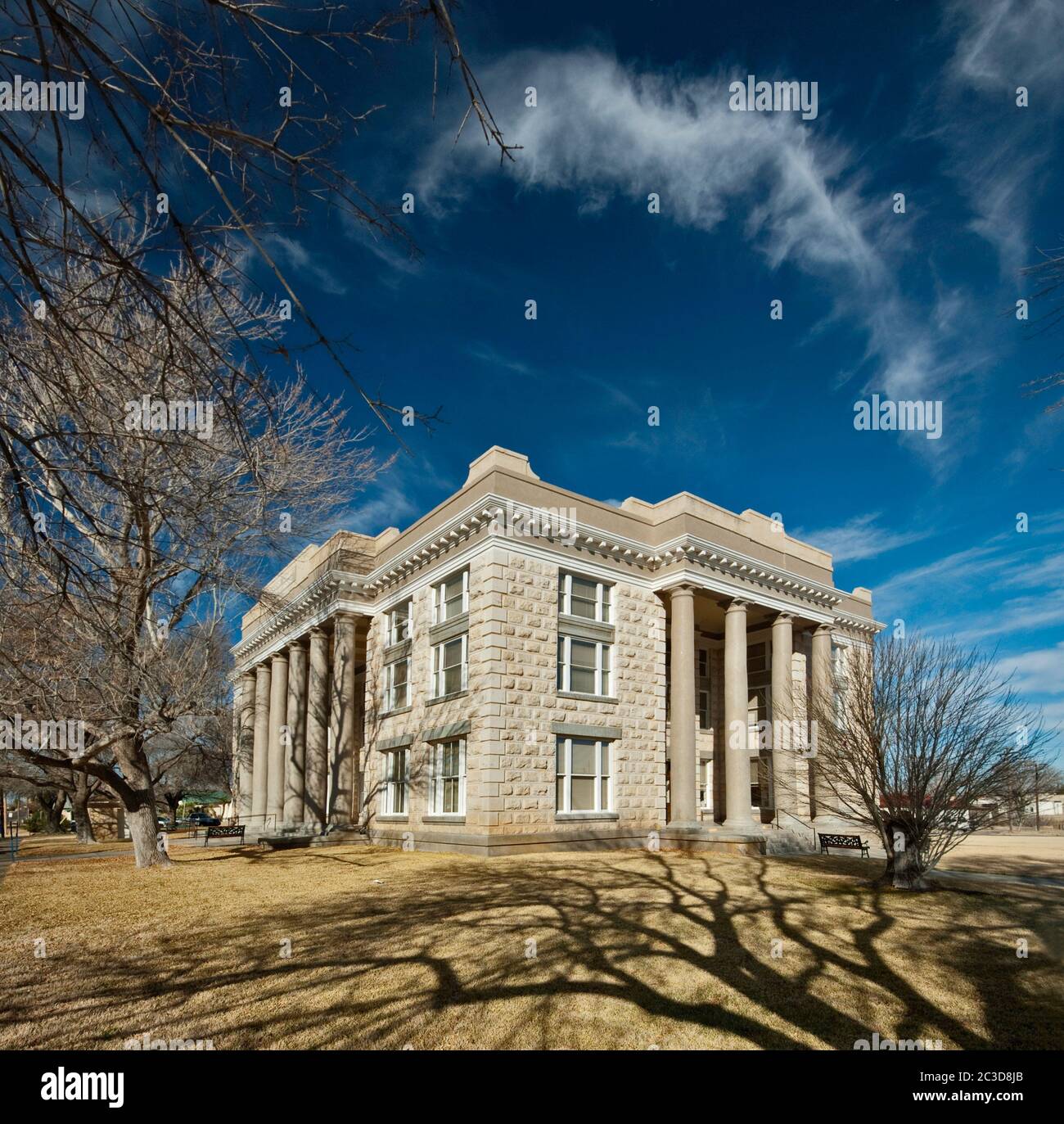 Pecos County Courthouse, 1883, Classical Revival style, in Fort