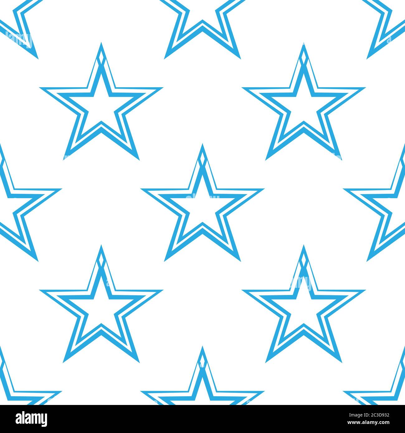 Star Shape Icon Seamless Pattern Vector Art Illustration Stock Vector ...