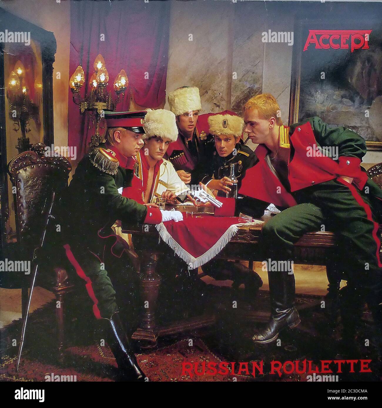 Vintage Accept Russian Roulette T-Shirt