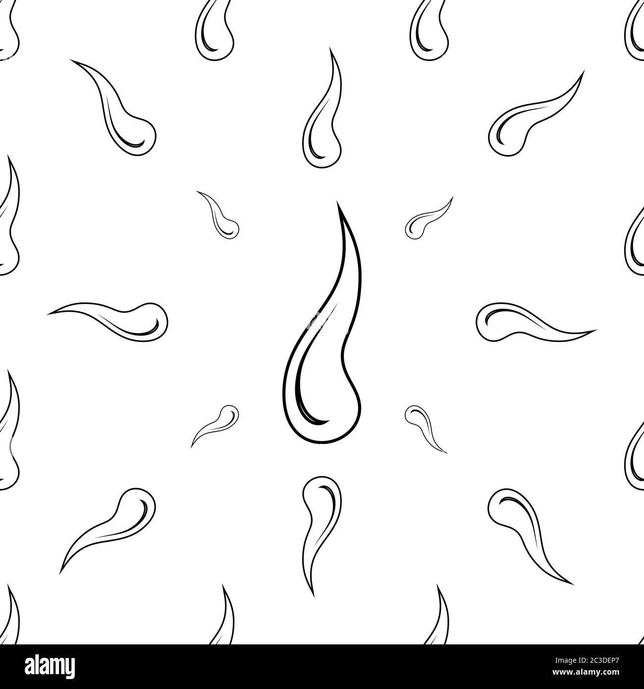 Drop Icon Seamless Pattern Vector Art Illustration Stock Vector Image ...