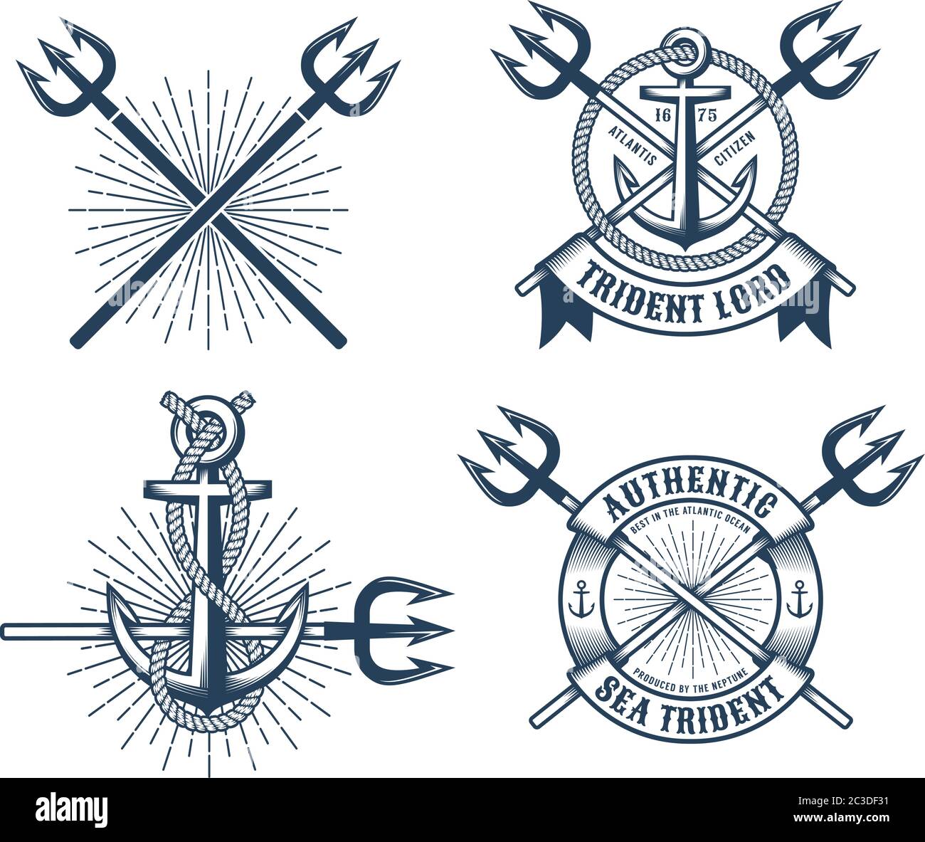 1401 Trident Tattoo Images Stock Photos  Vectors  Shutterstock