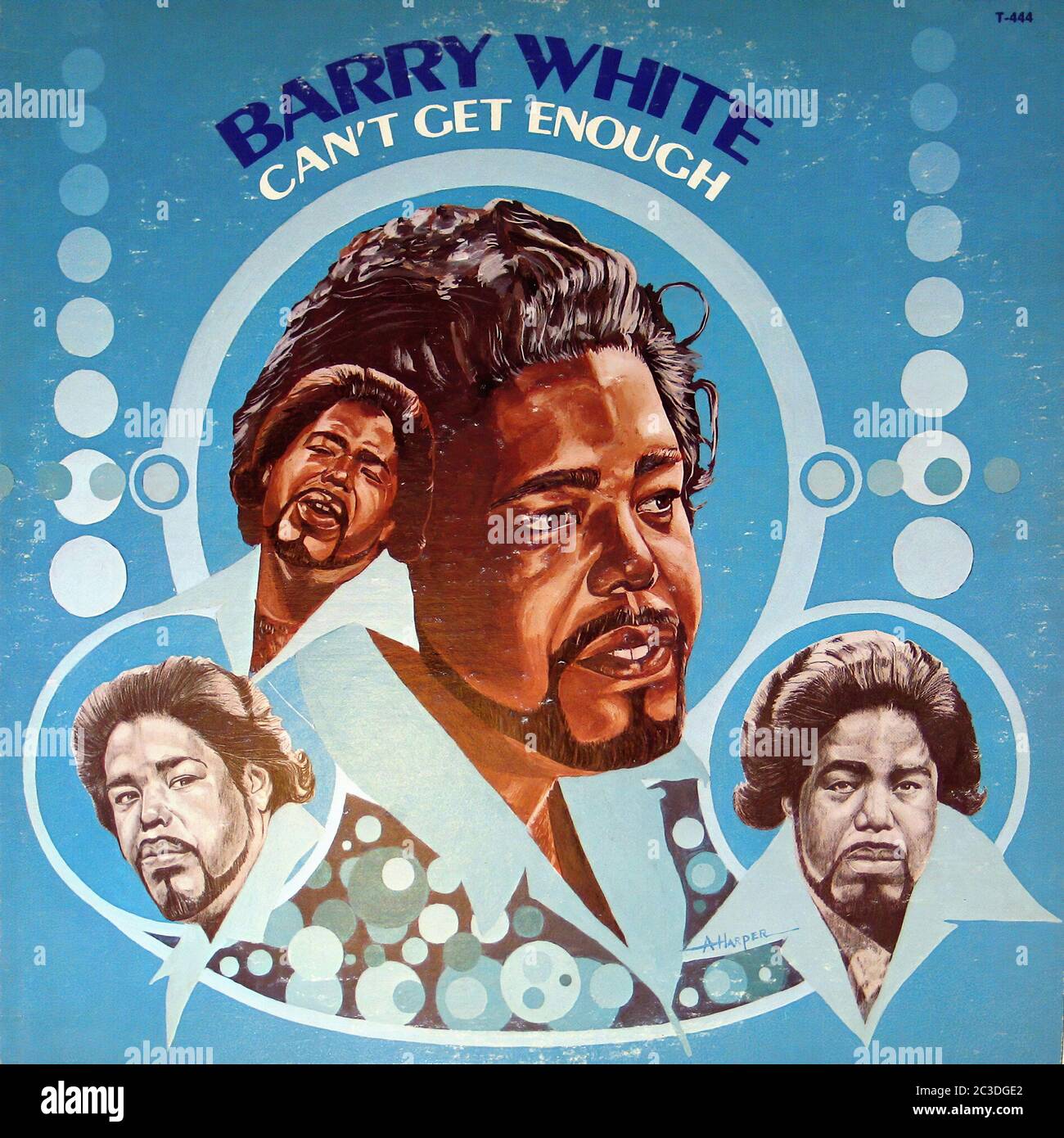 Barry White Can't get enough 20th Century Records - Vintage 12'' vinyl LP  Cover Stock Photo - Alamy