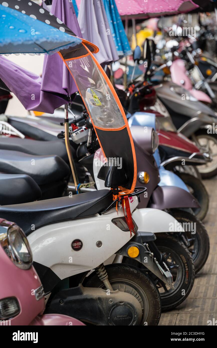 Chinese motor scooters hires stock photography and images Alamy