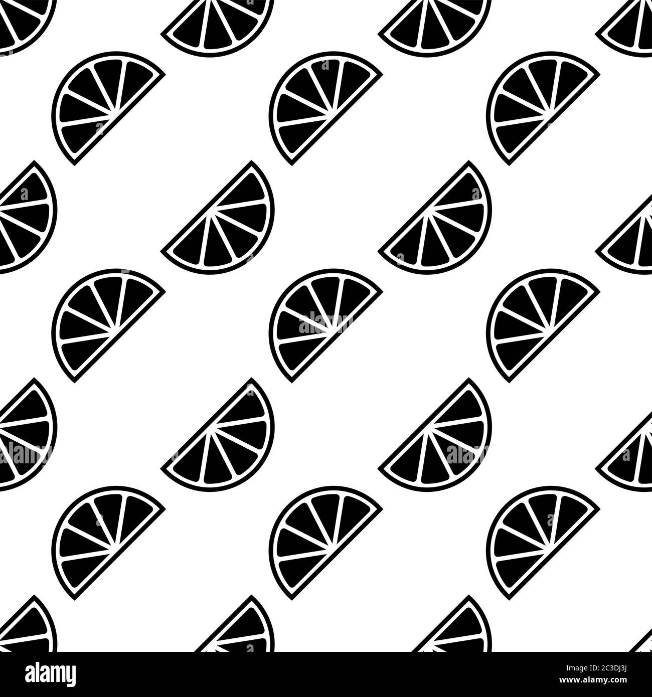 Lemon Icon Seamless Pattern, Lemon Vector Art Illustration Stock Vector ...