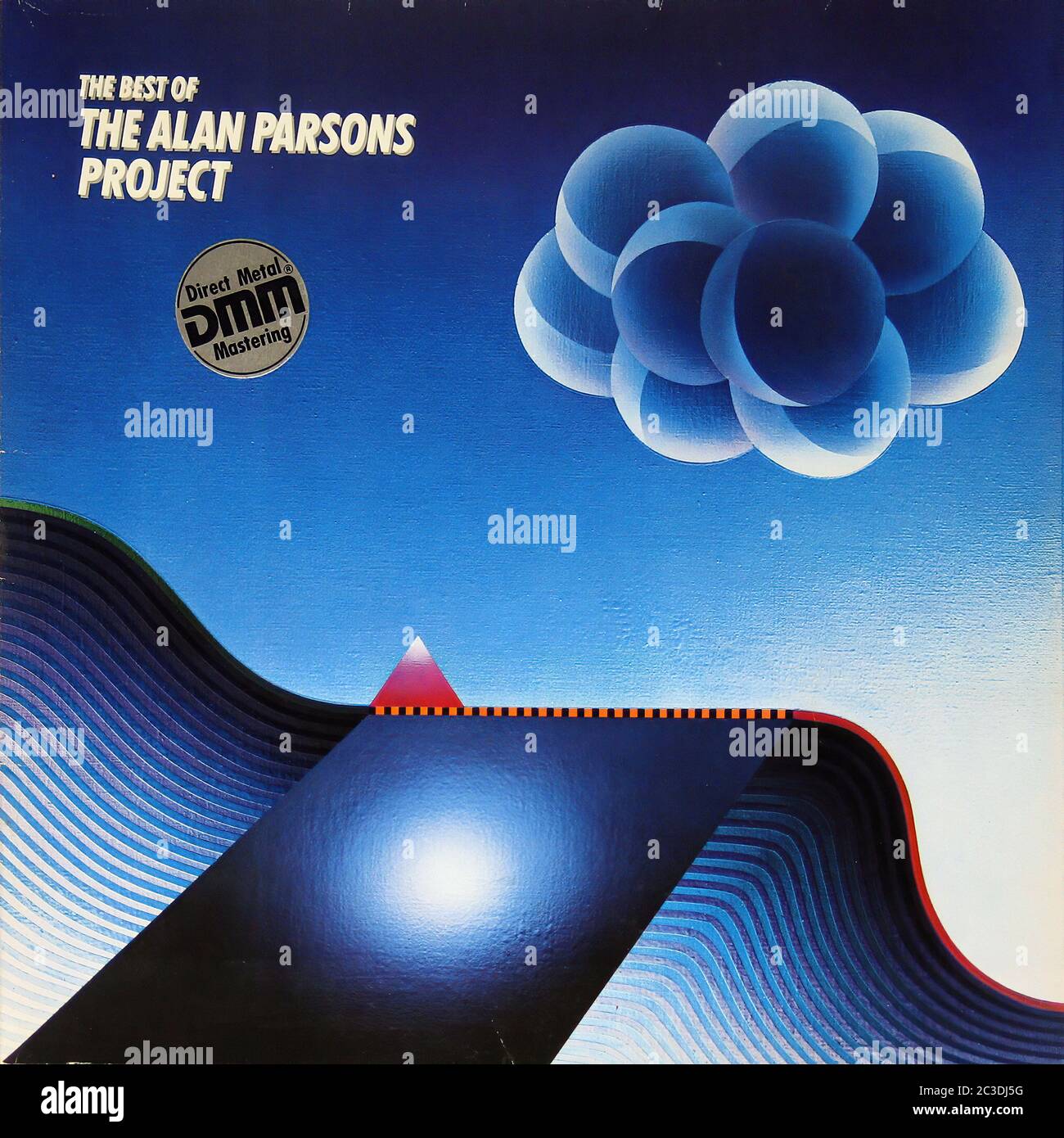 Best of Alan Parsons Project  - Vintage 12'' vinyl lP Cover Stock Photo