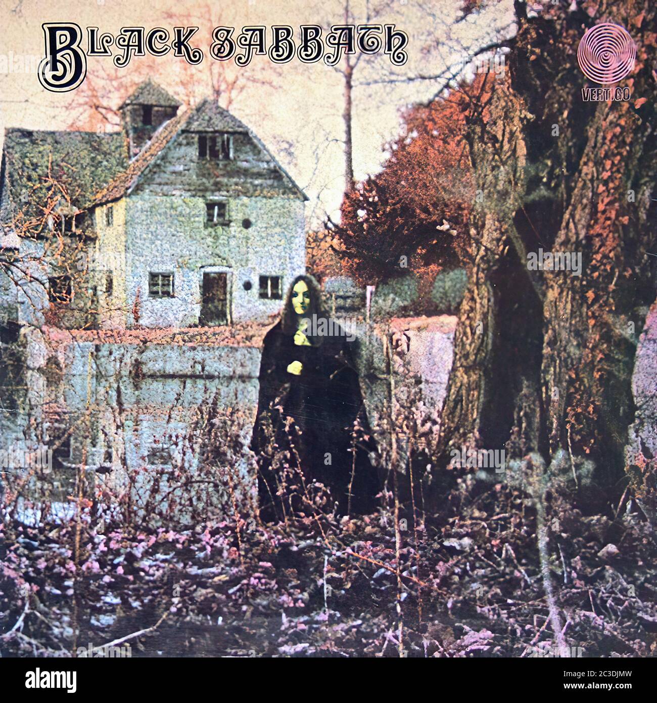 Black Sabbath Maglietta Uomo Self Titled Circle - 100% Cotone - Vestibilità Regular - Colore Nero