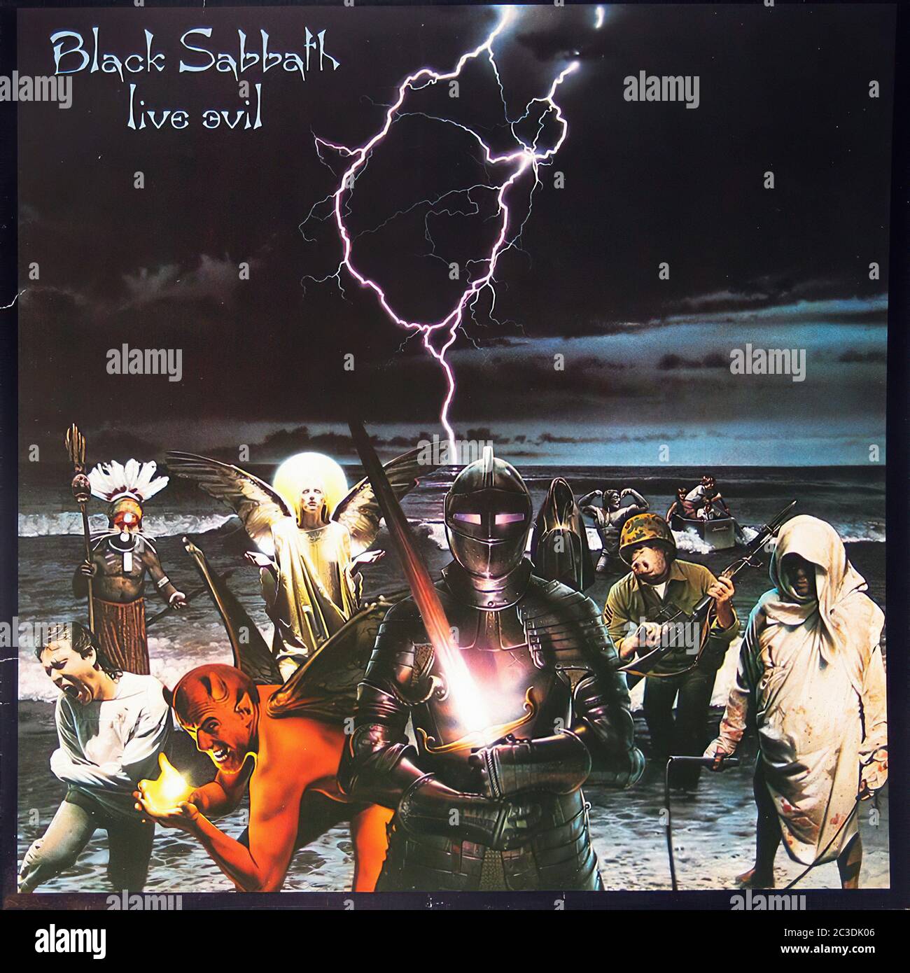 Black Sabbath Live Evil Holland - Vintage 12'' vinyl LP Cover 