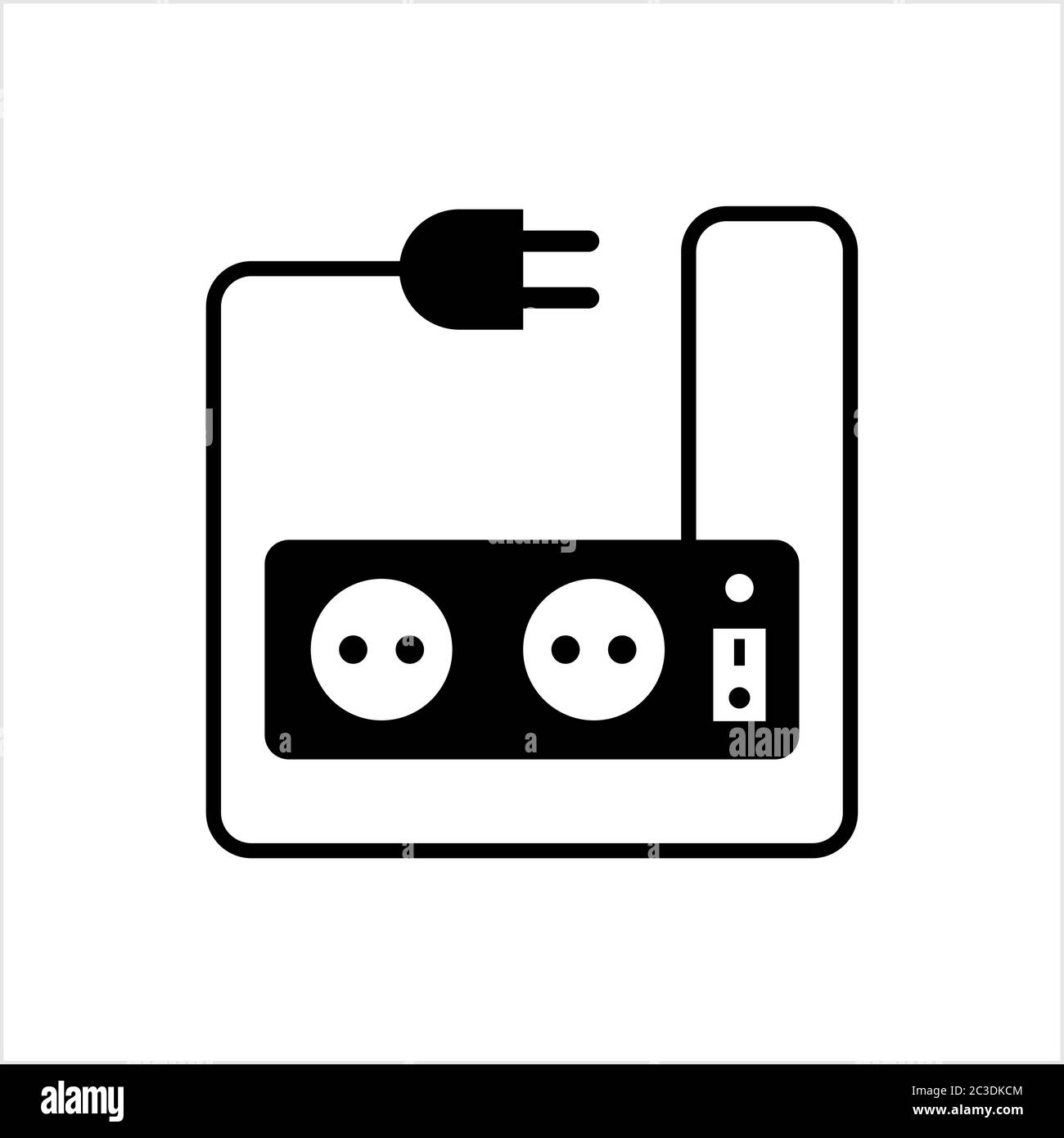 Extension Cord Icon Vector Art Illustration Stock Vector Image & Art