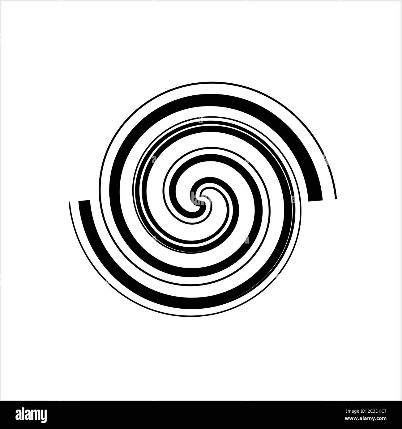 Spiral Design, Spiral Vector Art Illustration Stock Vector Image & Art