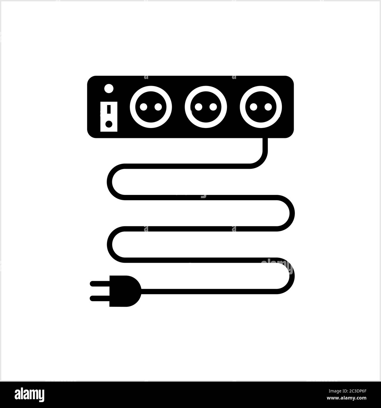 Extension Cord Icon Vector Art Illustration Stock Vector Image & Art