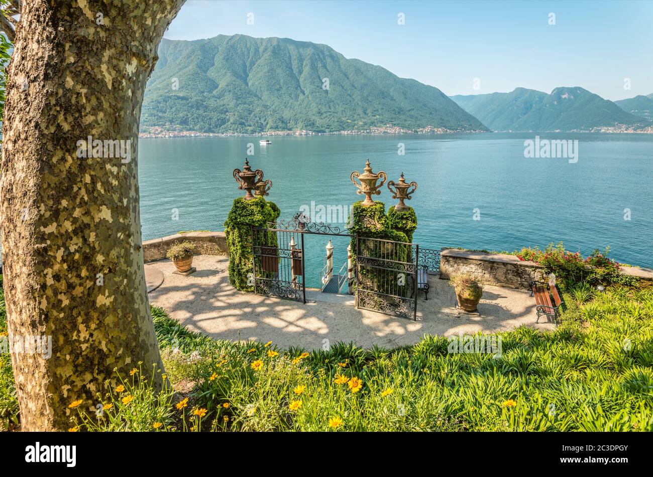 View from the Garden of Villa Balbianello over Lake Como, Lenno