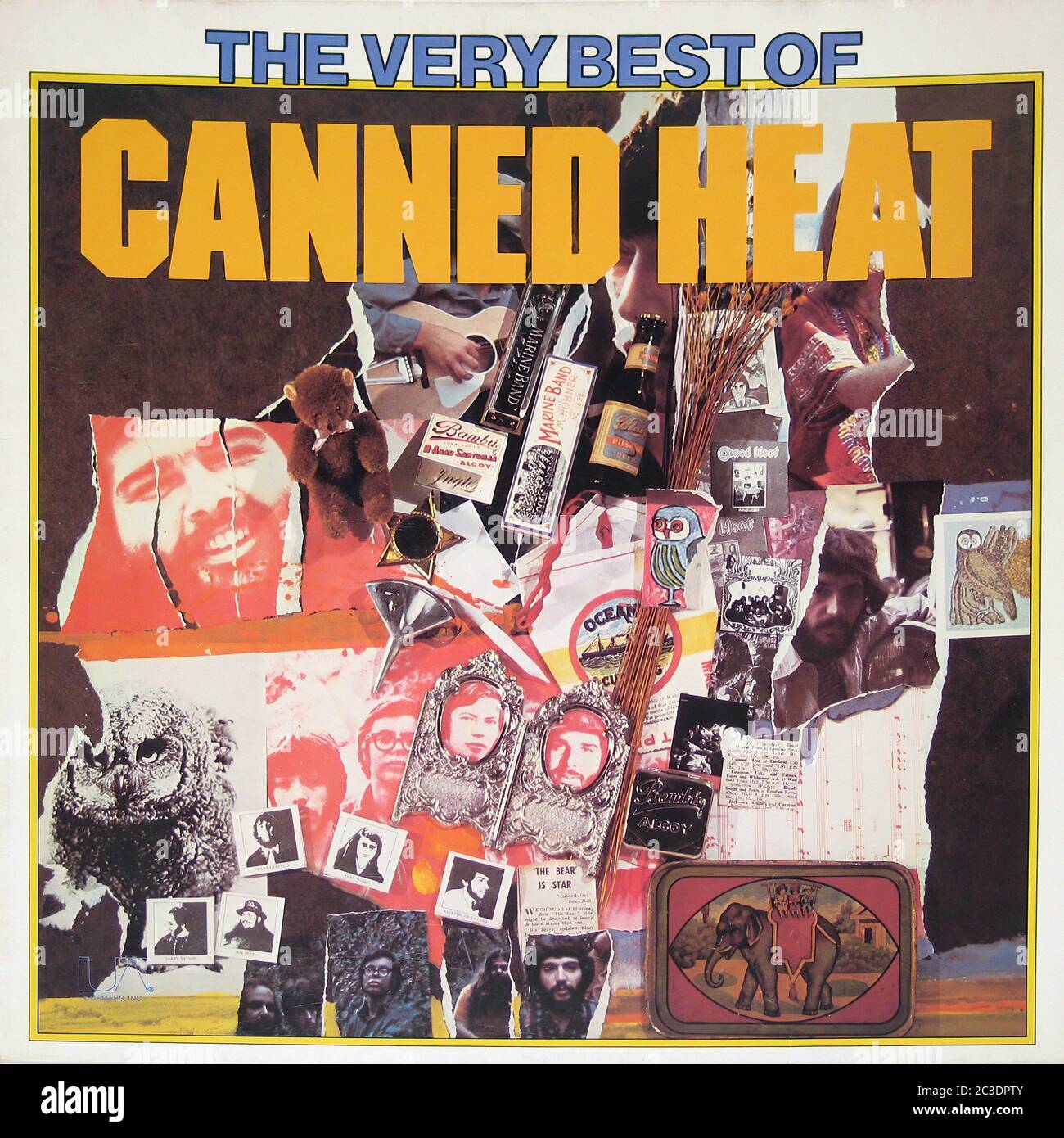 CANNED HEAT THE VERY BEST OF CANNED HEAT Vintage 12'' vinyl LP Cover