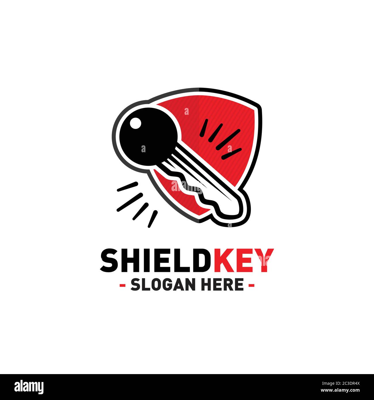 Security logo. Shield key vector and illustration Stock Vector Image ...