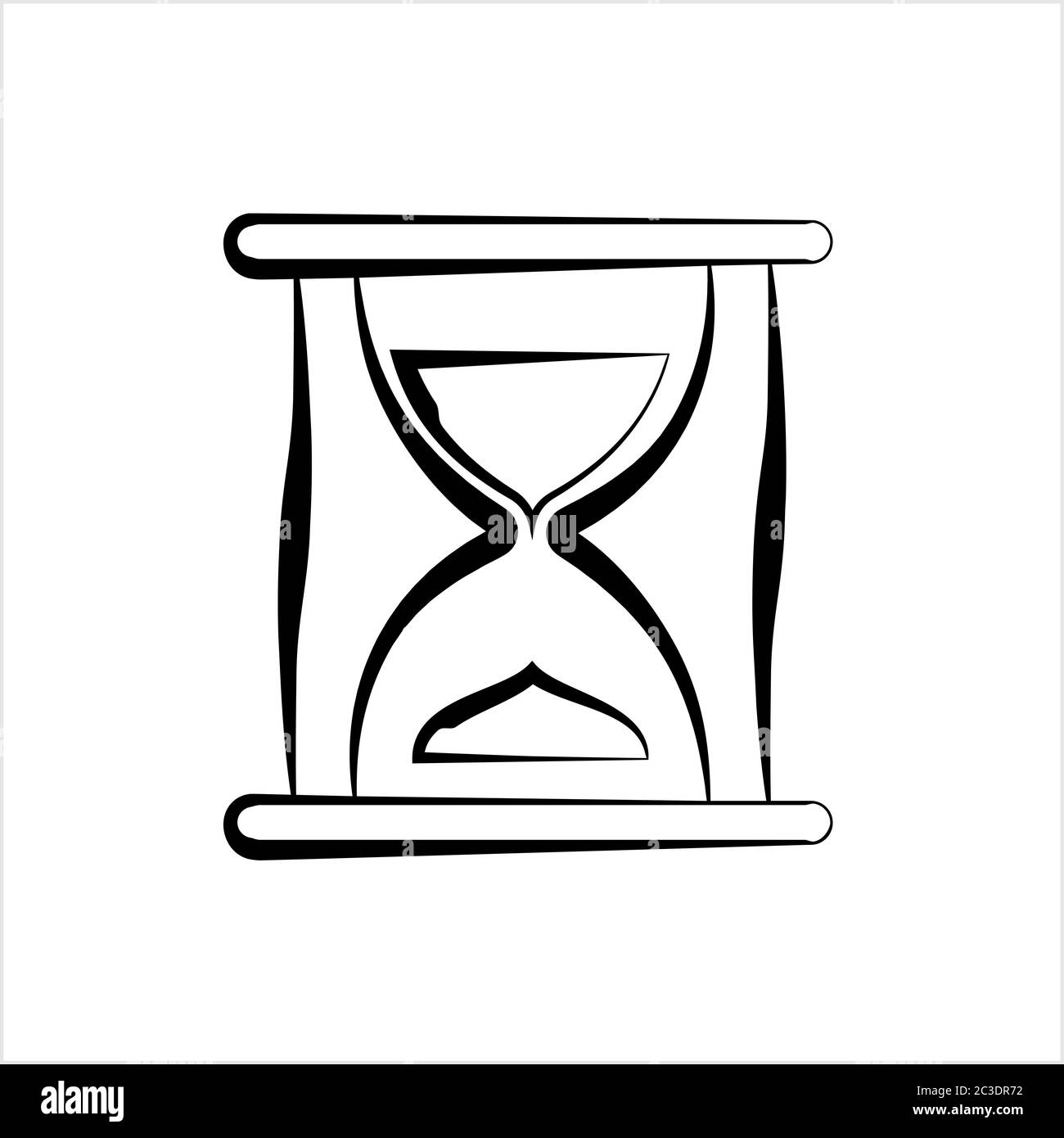 Hourglass Icon, Design Vector Art Illustration Stock Vector Image & Art ...