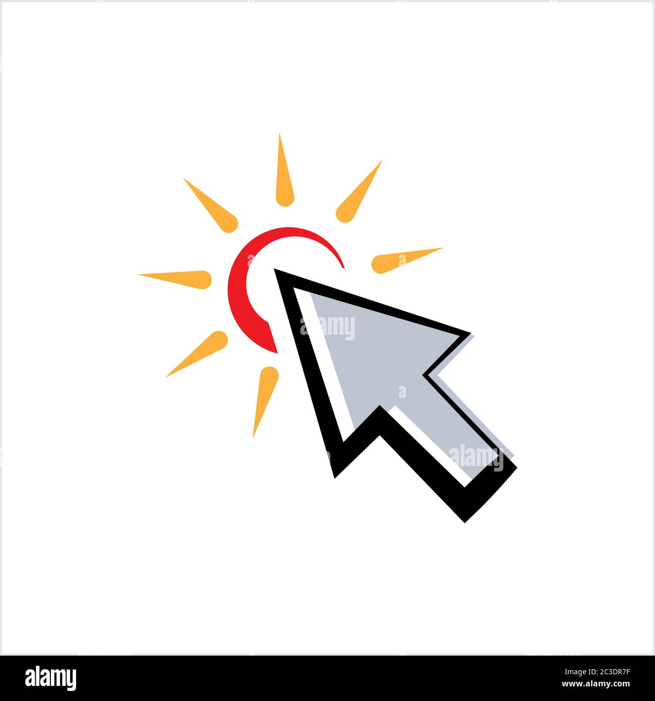 Cursor Click Icon Vector Art Illustration Stock Vector Image & Art - Alamy