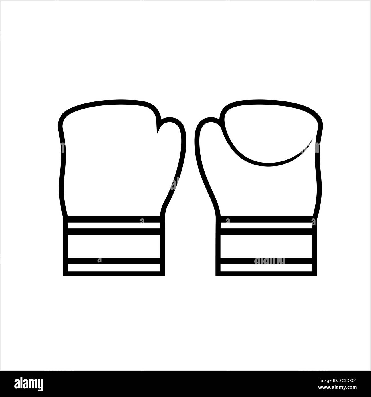 Boxing Glove Icon Vector Art Illustration Stock Vector Image & Art - Alamy