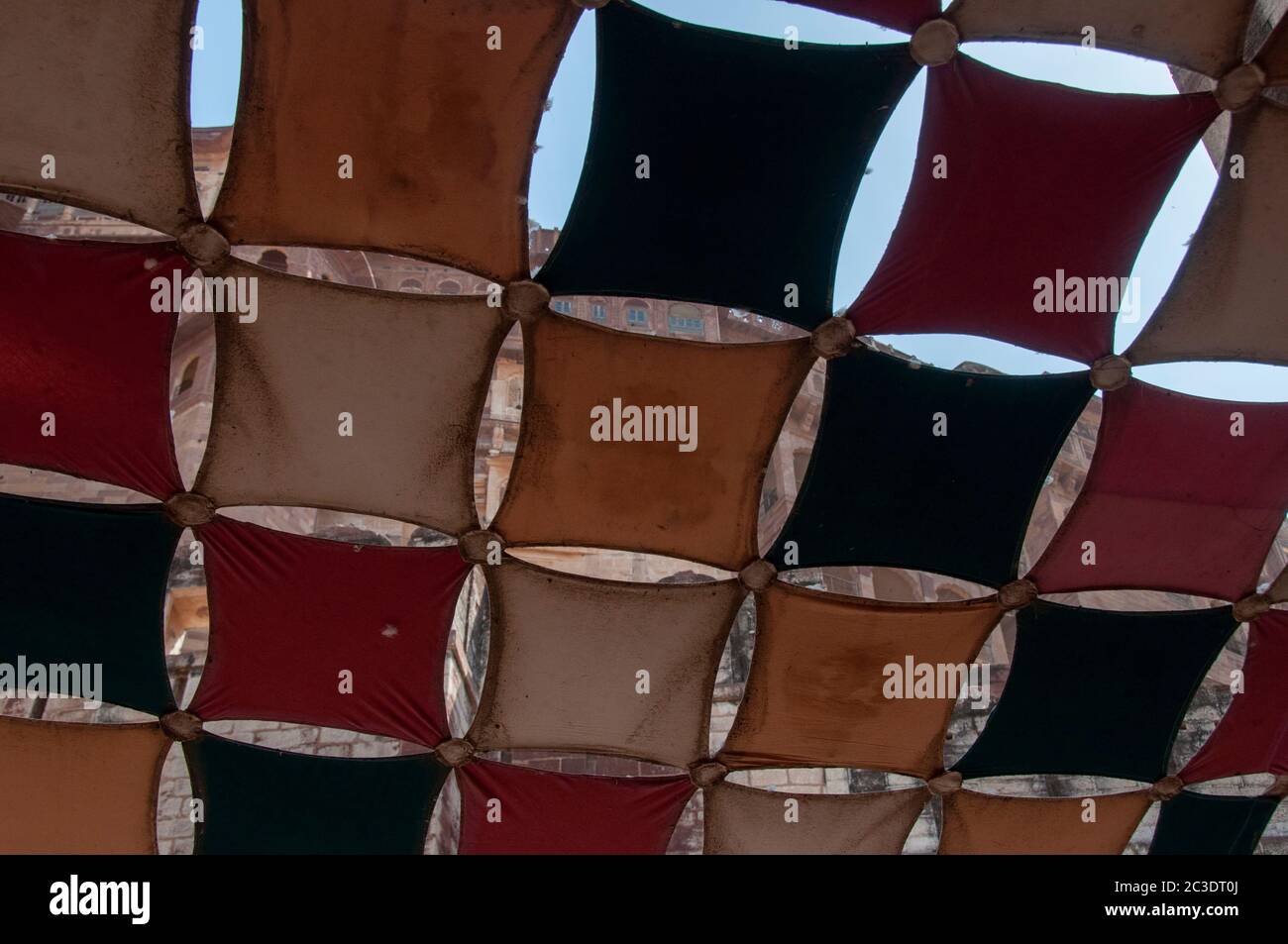 a beautiful canopy made by clothes Stock Photo Alamy