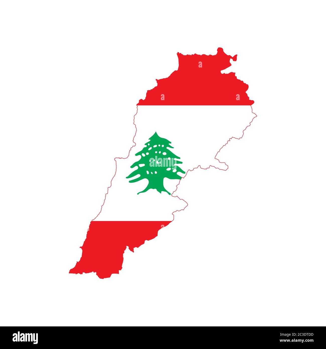 Lebanon map hires stock photography and images Alamy