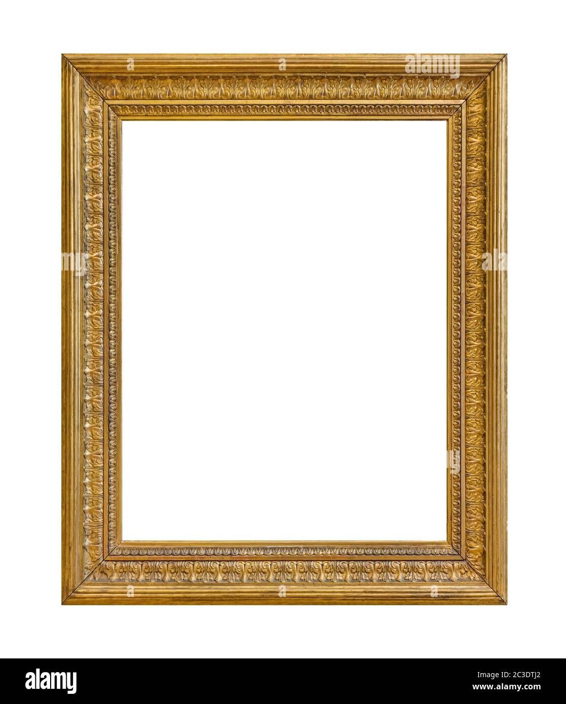 Old wooden picture frame Stock Photo