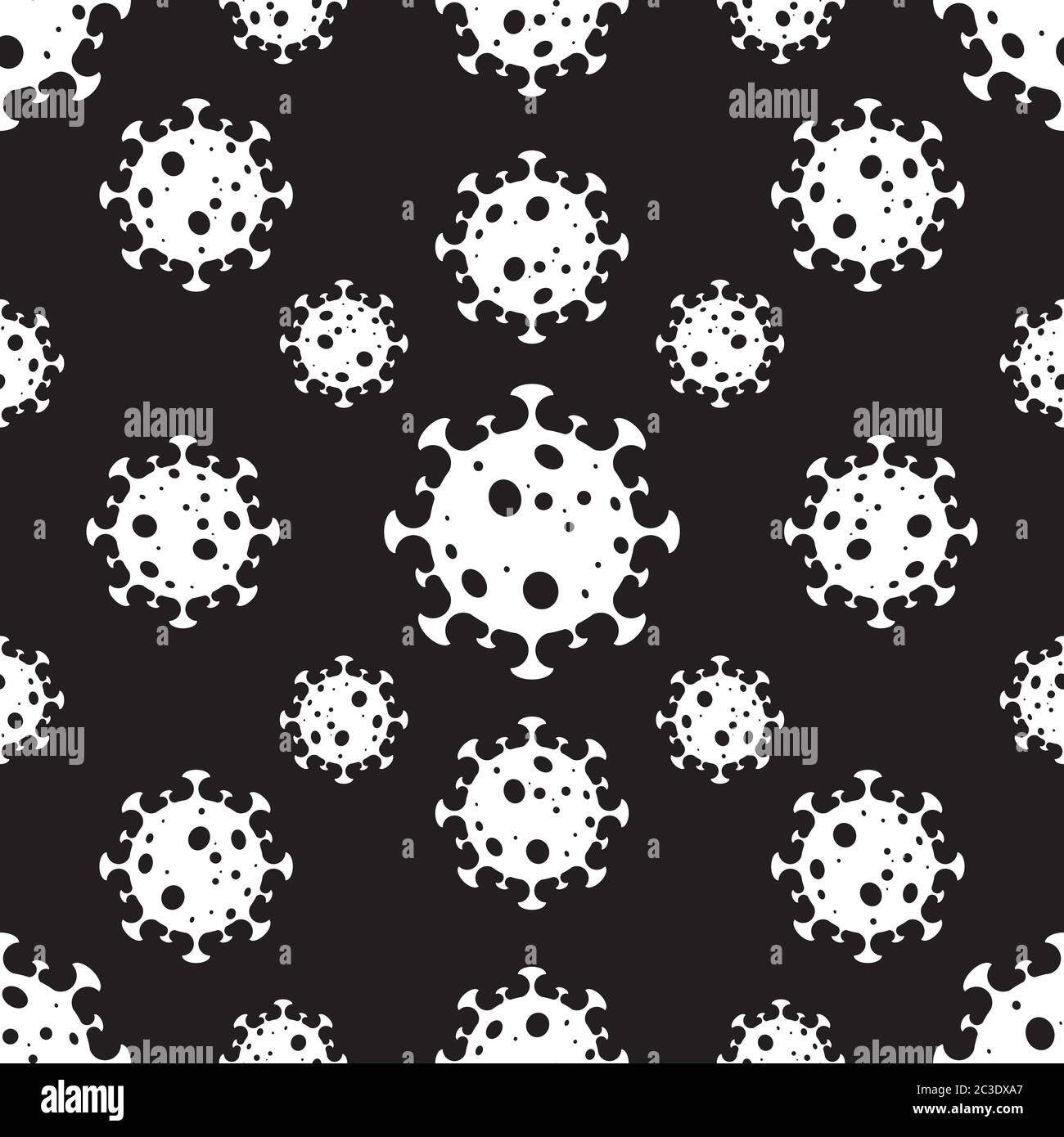 seamless pattern covid-19 design vector illustration Stock Vector Image ...