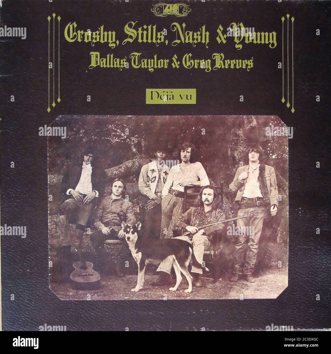 CROSBY STILLS NASH YOUNG DEJA VU - Vintage 12'' LP vinyl Cover Stock Photo  - Alamy
