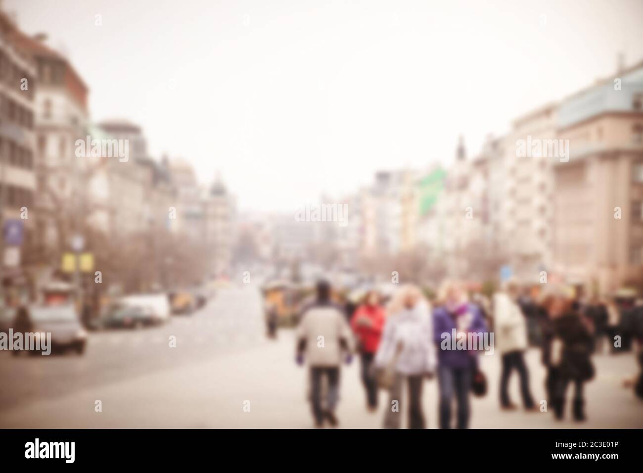 Public space crowd people blur hi-res stock photography and images - Alamy