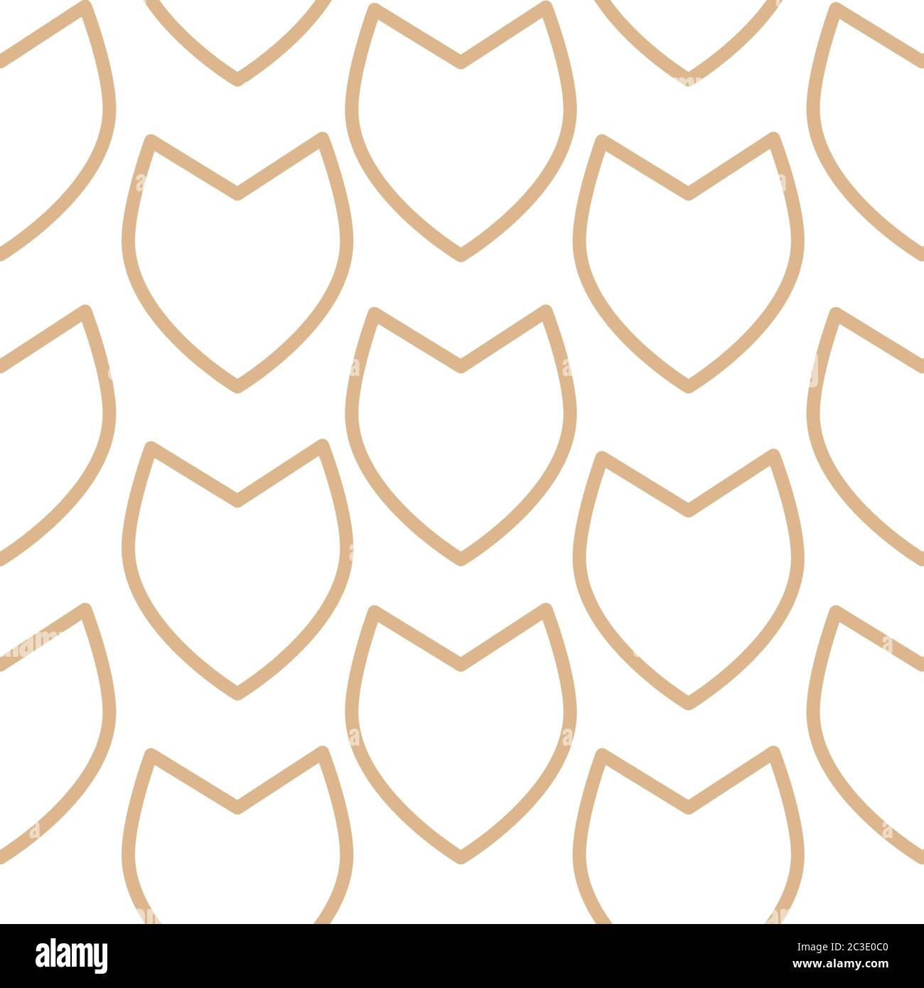 Fox head wallpaper pattern design Stock Vector