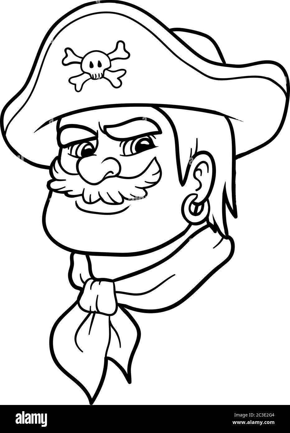 Skull coloring page Stock Vector Images - Alamy