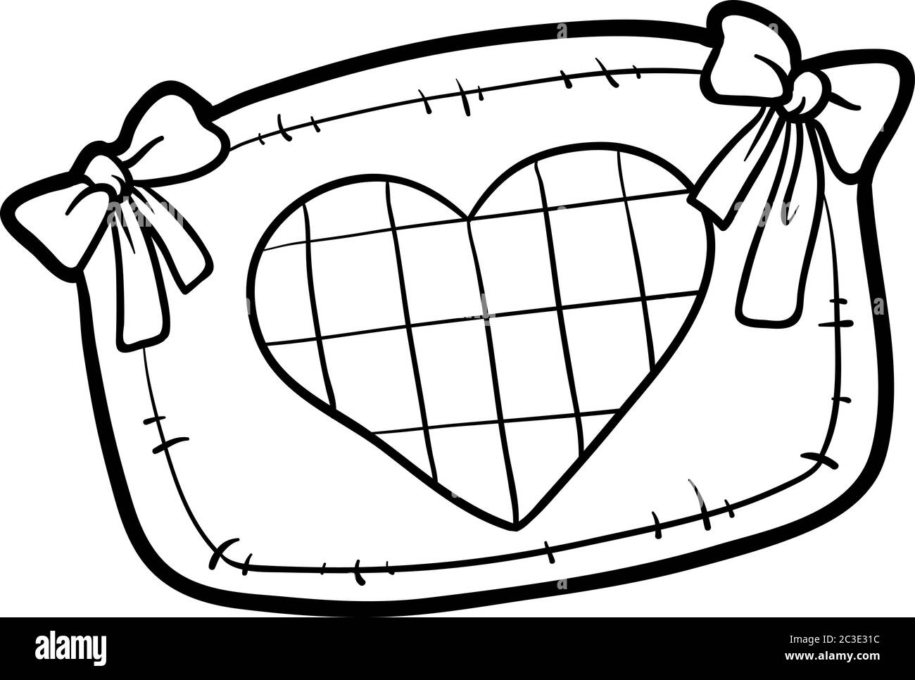 Coloring book for children, Pillow Stock Vector Image & Art - Alamy