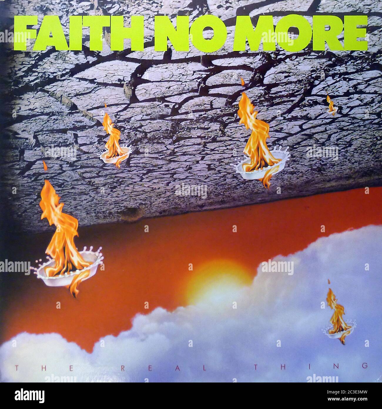 FAITH NO MORE THE REAL THING - Vintage 12'' LP vinyl Cover Stock