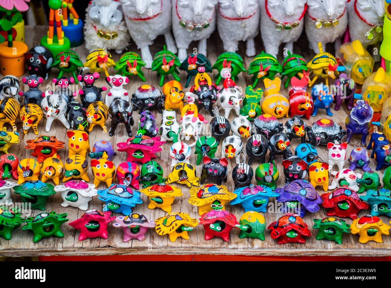 A traditional Mexican toys in Nuevo Progreso, Mexico Stock Photo