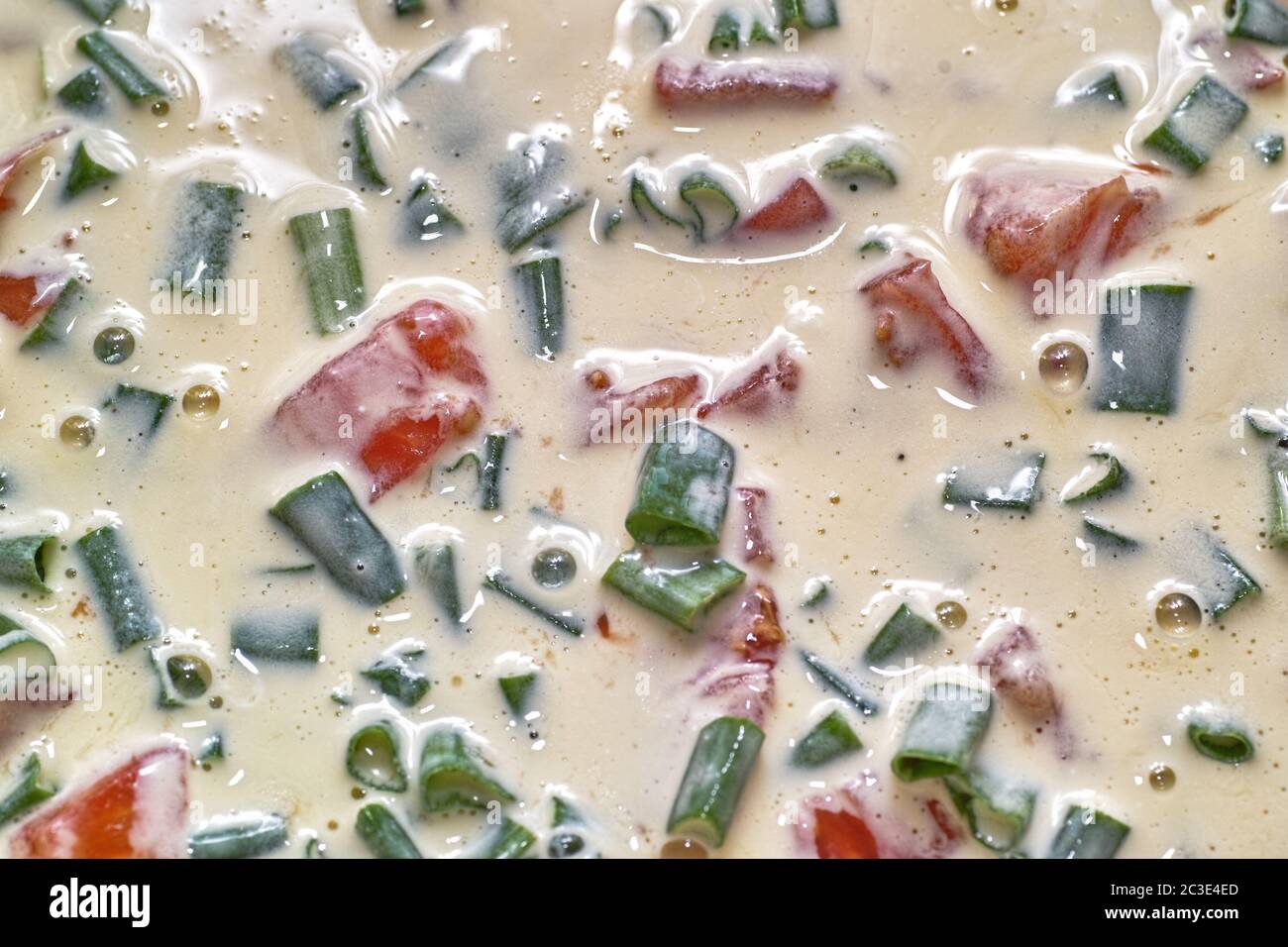 Tasty piece of tarta pastry on the Polish table in the Polish Kitchen. Stock Photo