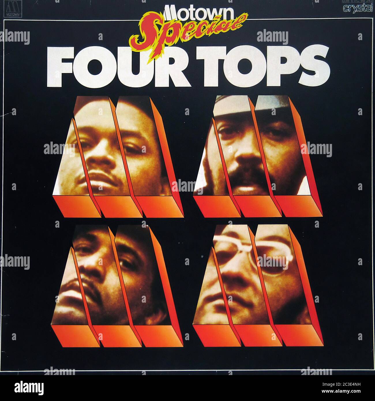 Four Tops Motown Special  - Vintage 12'' vinyl LP Cover Stock Photo