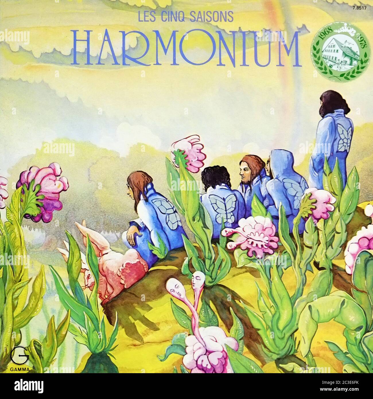 HARMONIUM LES CINQ SAISONS '' SI ON AVAIT BESOIN D'UNE CINQUIÈME SAISON FOC Vintage 12'' LP