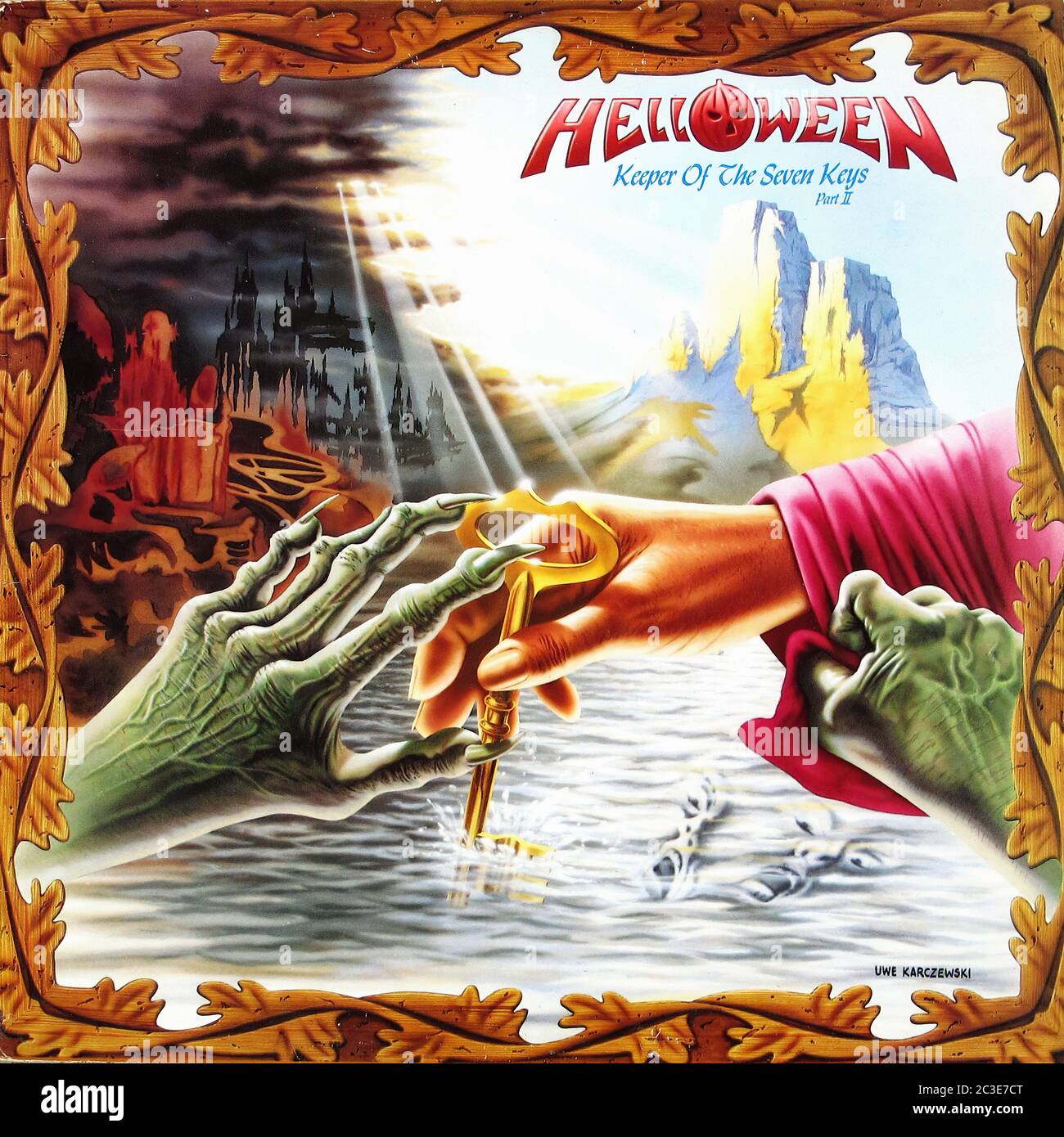 HELLOWEEN KEEPERS OF THE SEVEN KEYS PART II FOC - Vintage 12'' LP vinyl  Cover Stock Photo - Alamy