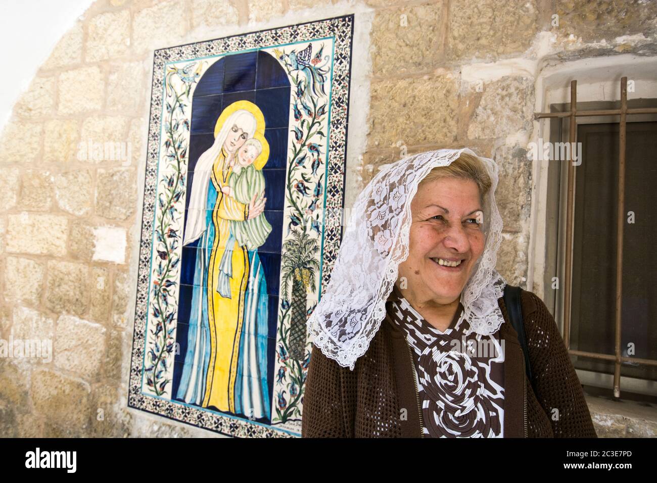 Armenian community in the old city of Jerusalem, Israel Stock Photo