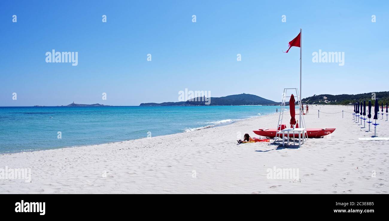 Spiaggia di Simius - Sardinia Stock Photo